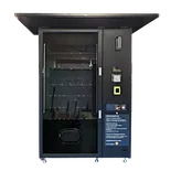 outdoor vending machine with awning